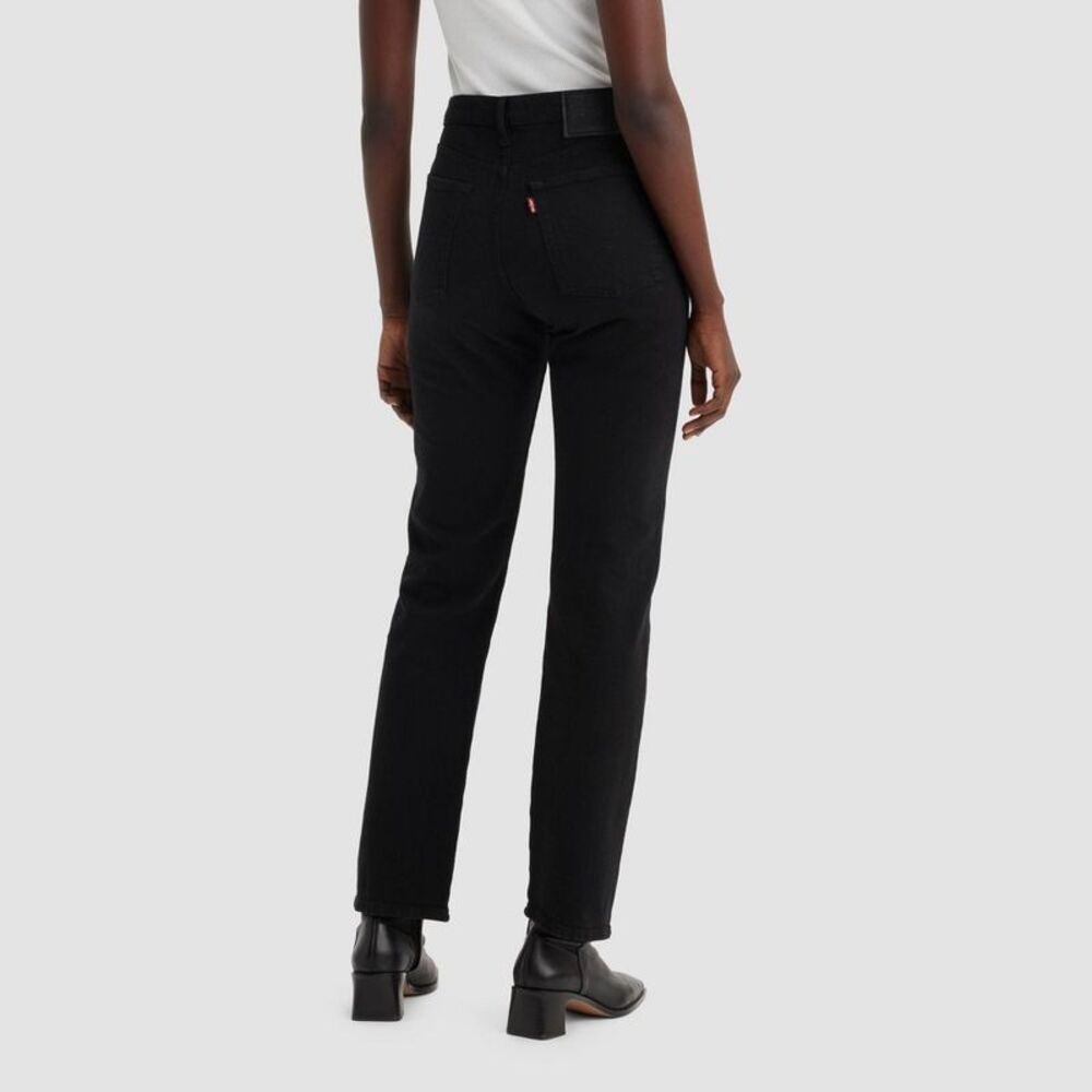 Levi's - Women's High-Rise Wedgie Straight Cropped J Soft Black - Picture 3 of 3